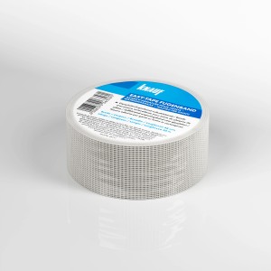 Knauf Easy-Tape Fugenband, selbstklebend, 48 mm breit, 20 m lang, für Gipskartonplatten.