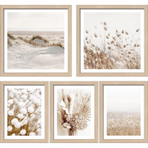 Pro Art Bilder Framed Art Dried Fiber IV 2x 28 cm x 28 cm, 3x 19 cm x 24 cm