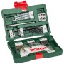 Bosch V-Line Bohrer- und Bit-Set, 48-teilig im grünen Koffer mit Magnetstab.