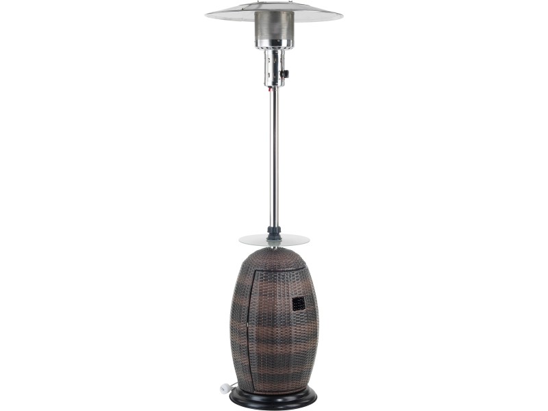 Activa Rattan Heizpilz mit Glastischablage 5 kWp 8,3 kWp kaufen bei OBI