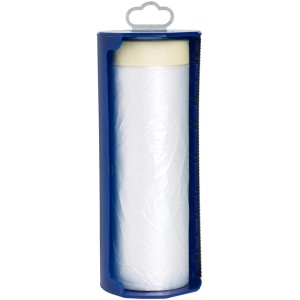 LUX Abdeckfolie mit Klebeband (17 m x 2,7 m) im Spender.