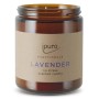 Ipuro Duftkerze Lavender im braunen Glas, 200g. Lavendel Duft für entspannte Atmosphäre.