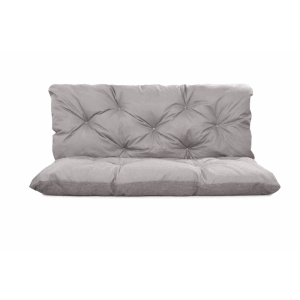 Graues Setgarden Bankkissen Double Outdoor, 180x60x50cm, für 3-Sitzer Gartenbänke.