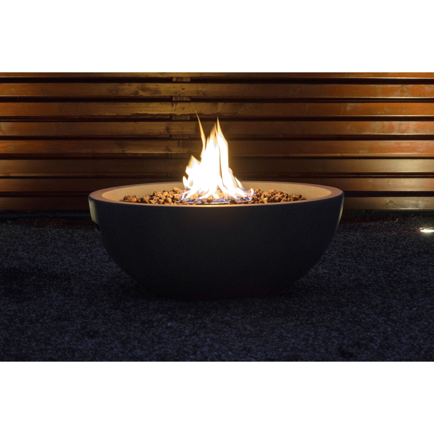 Dobar OutdoorFeuerschale mit Gasflamme Lunar Ø 90 cm Grau kaufen bei OBI