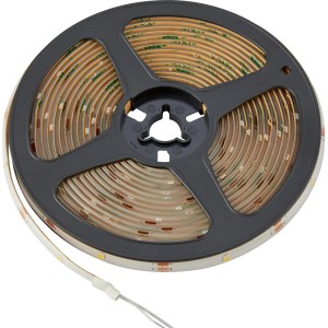 Solar LED-Streifen, 8 m, auf Rolle. Selbstklebend und ideal für stimmungsvolle Beleuchtung im Garten.