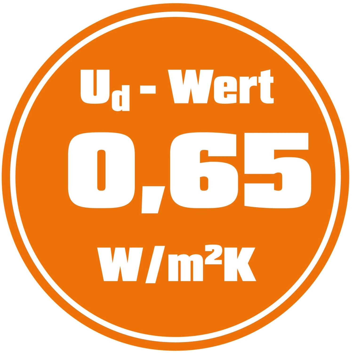 Ud-Wert 0,65 W/m²K der Thermospace Oslo Prime Haustür