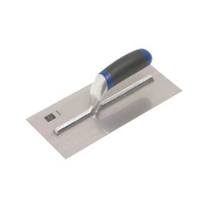 LUX Glättekelle Professional, rostfrei, mit 2-Komponenten-Griff für Fliesen- und Fußbodenkleber.