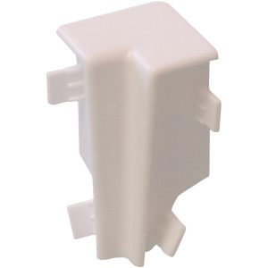 Kaindl Innenecke, weiß, für 60/20 Sockelleisten, 2er-Set, Zubehör für Laminat & Parkett.