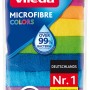 Vileda Allzwecktücher Mikrofaser Colors XXL, 8er-Pack, farbenfrohe Reinigungstücher.