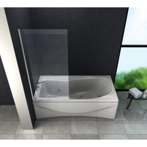 Glasdeals Fixe Badewannenaufsatz Duschtrennwand STURDO 75 x 160 cm 3516