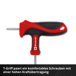 Einhell Werkzeug-Pad T-Griff-Schraubendreher E-Case 9-teilig