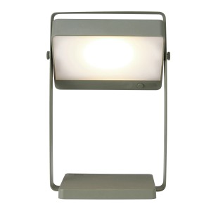 Nordlux Saulio Solar-Tischleuchte in Olivgrün, 25,5 cm hoch, für stimmungsvolle Beleuchtung.