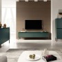Selsey Sideboard Bemmi 150 cm Dunkelgrün mit Schwarzen Beinen_5