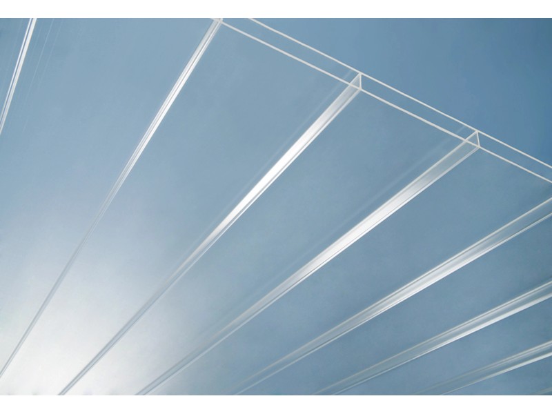 Acryl Doppelstegplatte Highlux 16 mm x 300 cm x 98 cm Glasklar kaufen