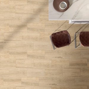 Verlegte Ceramiche Serra Bodenfliese Legno Naturale in Braun-Holzoptik, 30x60 cm.