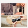 Eufy Video-Türklingel E340 mit MiniBase: Installation und Akku-Wechsel dargestellt.