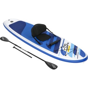 Bestway Board-Set Oceana Cabrio: Aufblasbares Stand Up Paddle Board mit Kajak-Sitz und Paddel.