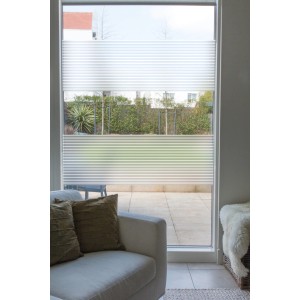 d-c-fix Static Linia Klebefolie auf Fenster, statisch haftend, Sichtschutz und Dekoration.