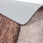 Astra Sauberlaufmatte Pure und Soft, 50x150 cm, Holz Herz Design, mit rutschfester Rückseite.