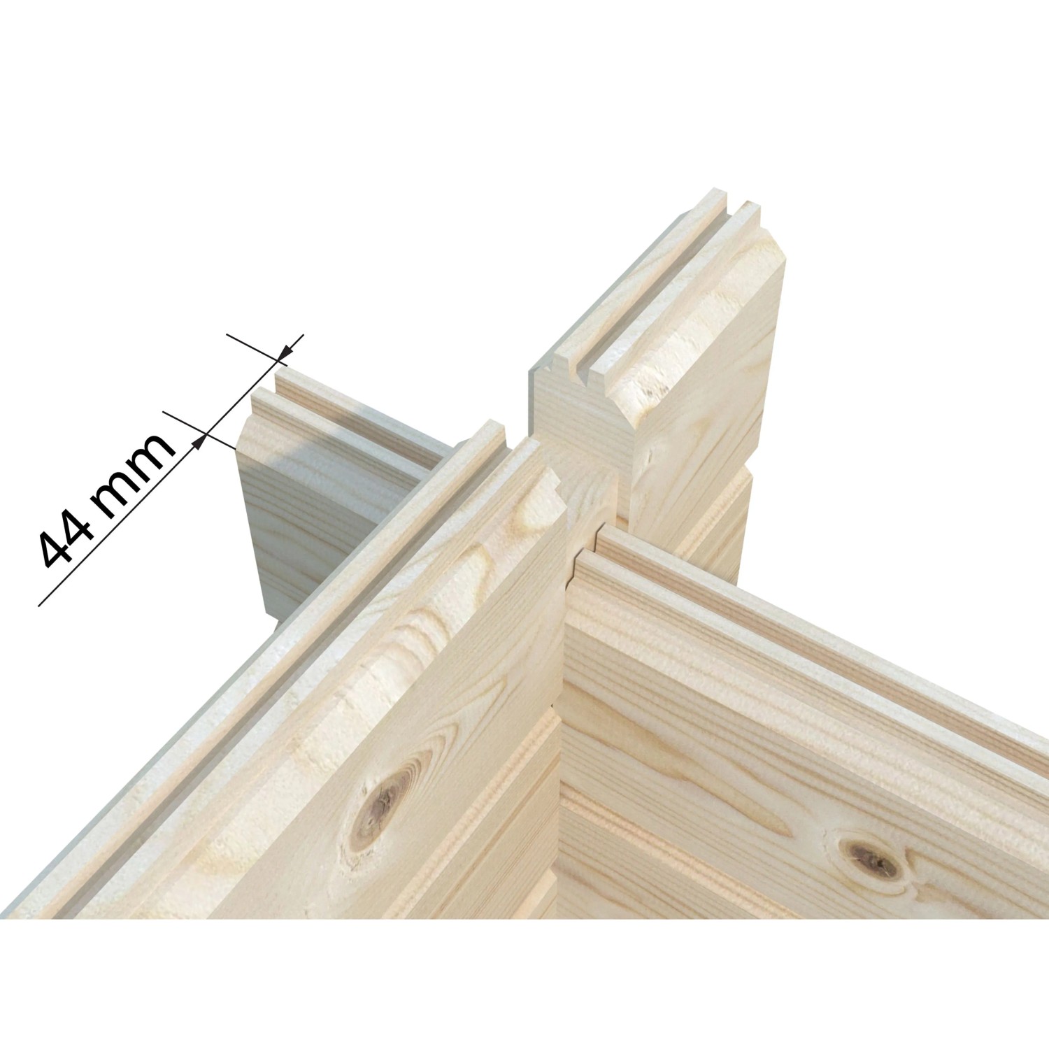 Palmako Gartenhaus Andrea Slide 693 x 300 cm Grau-Anthrazit FSC®_9