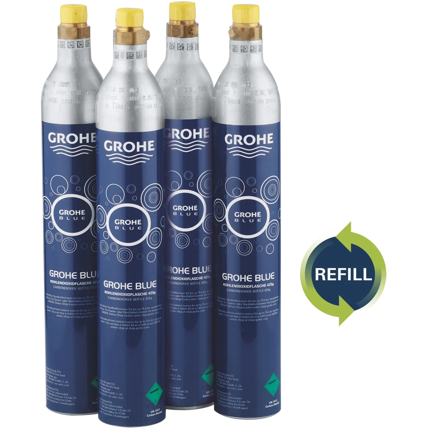 Grohe Nachfüll-Set CO² Flaschen 4 x 425 g kaufen bei OBI