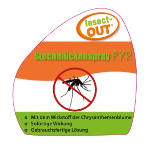 Insect-Out Stechmückenspray PYR 500ml: Spray zur biologischen Schädlingsbekämpfung gegen Mücken.