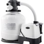 Intex Krystal Clear Sandfilteranlage mit Salzwassersystem ECO-20220-2, weiße Filteranlage