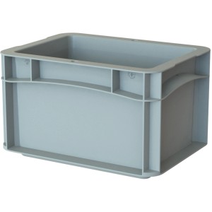 Eurobox-System Box Vollwand 30 x 20 x 17 cm Grau