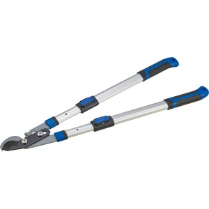 LUX Astschere Bypass, 93 cm, teleskopierbar mit Getriebe für müheloses Schneiden von Ästen.