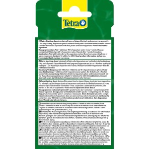 Tetra AlgoStop Depot Algenmittel, 12 Tabletten zur Algenbekämpfung im Süßwasseraquarium.