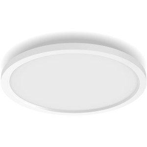 Weiße Philips Hue Surimu LED-Panelleuchte, Ø 39,5 cm, für stimmungsvolle Beleuchtung.