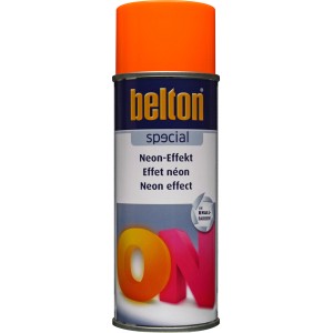 Belton Special Neon-Effekt Spray Orange, seidenmatt, 400ml Dose.
