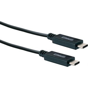 Schwaiger Sync & Ladekabel, 1 m, mit USB-C Stecker für Computer & Multimedia Geräte.