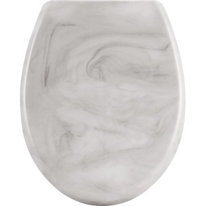 baliv WC-Sitz Cavone II, Duroplast, Marmor Grau, mit Absenkautomatik.