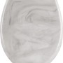 baliv WC-Sitz Cavone II, Duroplast, Marmor Grau, mit Absenkautomatik.