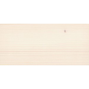 Holzbrett behandelt mit Osmo Dekorwachs Transparent Weiss, Detailansicht der Holzstruktur.