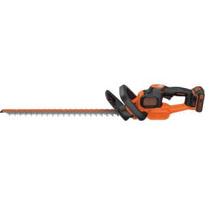 Black+Decker Akku-Heckenschere GTC18452PCB, 18V, 45cm Schwertlänge. Ideal für mittelgroße Hecken.
