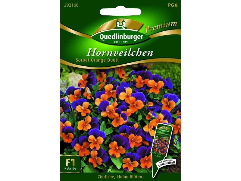 Quedlinburger Hornveilchen &amp;#39;&amp;#39;Sorbet Orange Duett&amp;#39;&amp;#39; kaufen bei OBI