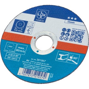 LUX-TOOLS Gewebe-Trennscheibe Metall Ø 115 mm Stärke 1 mm