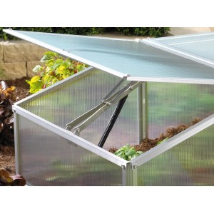 Automatischer Dachlüfter für Gewächshaus Ida 900/1300, Zubehör für optimale Belüftung.