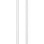 Moderne, schwarze LED-Hängeleuchte Salvilanas-Z von Eglo (110 cm) mit weißen Leuchtelementen.