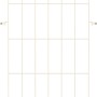 Weißes Eleo Rankgitter Edera, 210x108 cm, für Pavillons, Schmiedeeisen, Kletterhilfe.
