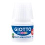 Giotto Decor Acrylfarbe Weiß, 25 ml, matte Acrylfarbe für Hobby und Dekoration.