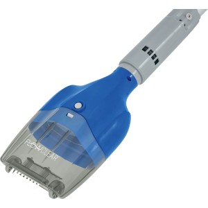 Bestway Flowclear AquaTec Poolsauger, kabellos, mit Teleskopstiel für Pools bis Ø 305 cm.