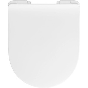 Weißer Cedo WC-Sitz aus Duroplast mit Absenkautomatik, Mix & Match Serie.