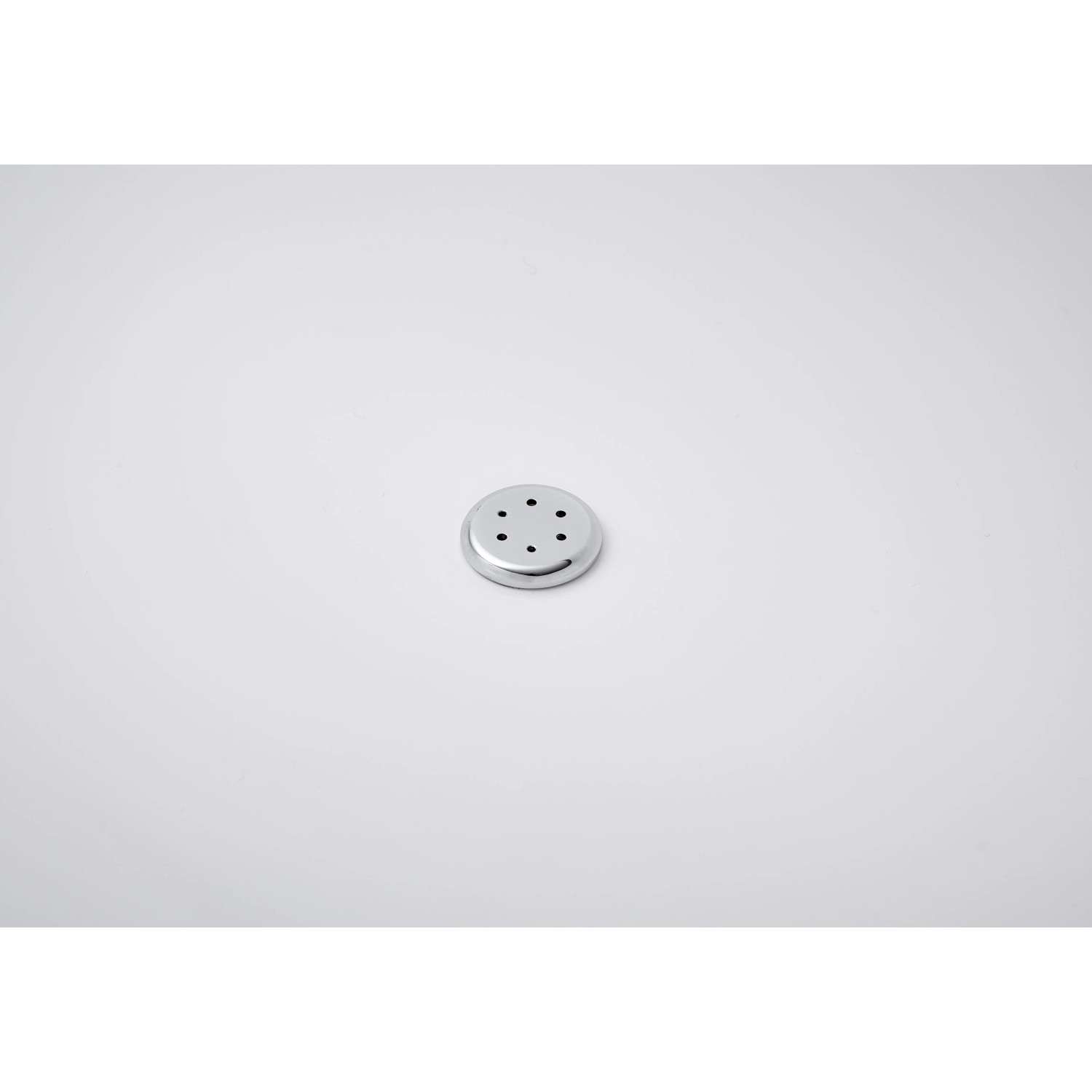 Detailaufnahme einer Düse der Ottofond Spirit Whirlpool-Badewanne, 180x80 cm, Weiß.