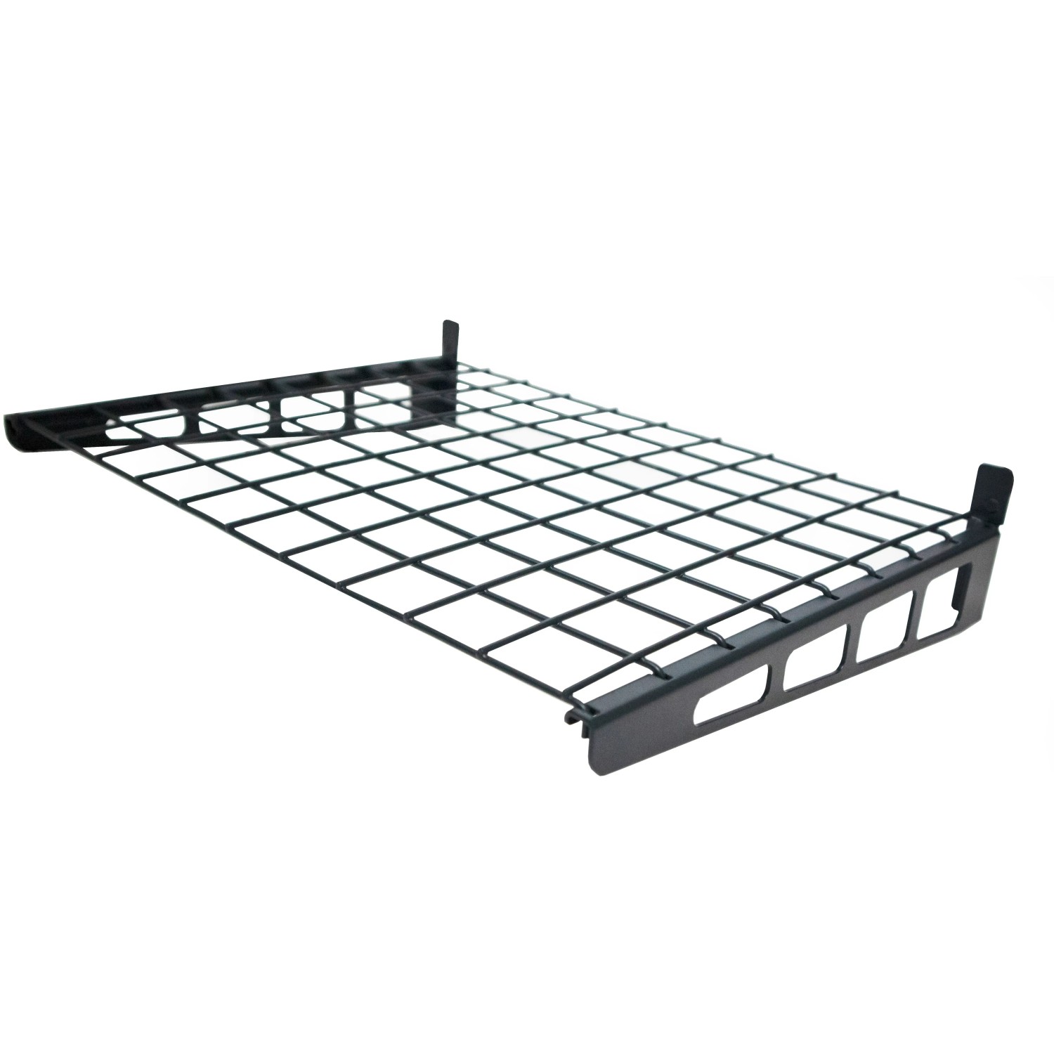 Ar Shelving Stahlgitterboden Rivet, anthrazitgrau, für Rivet Regale mit 45 cm Tiefe.