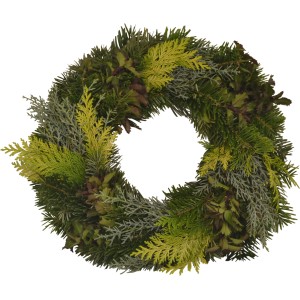 Mix-Adventskranz Nordmann Ilex Ø ca. 30 cm