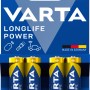 Varta Longlife Power AA Batterien, 4er-Pack. Alkaline Batterien für Geräte mit hohem Energieverbrauch.
