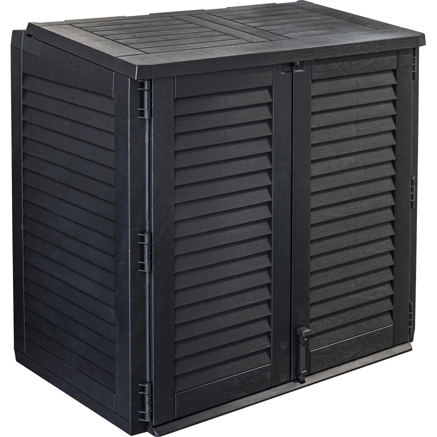 Maxibox mit 2 Türen 117 cm x 74 cm x 110 cm Grau kaufen bei OBI